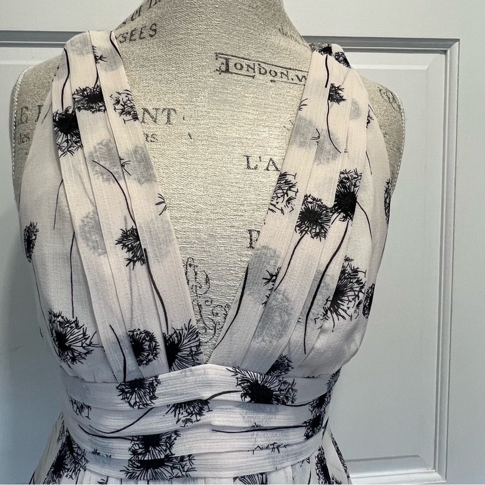 Urban Outfitters Kimchi Blue Dandelion Halter Mini Dress 6 excellent condition - Picture 3 of 9